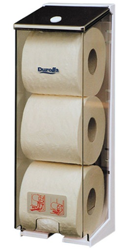 3 Roll Cored Toilet Tissue Dispenser