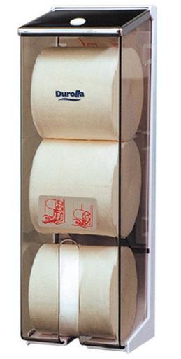 3 Roll Toilet Tissue Dispenser for Solid Rolls